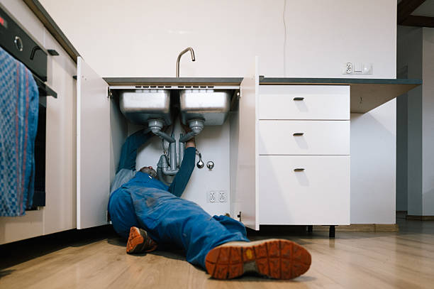 Professional Drain Cleaning technician working in Lakeside, OR